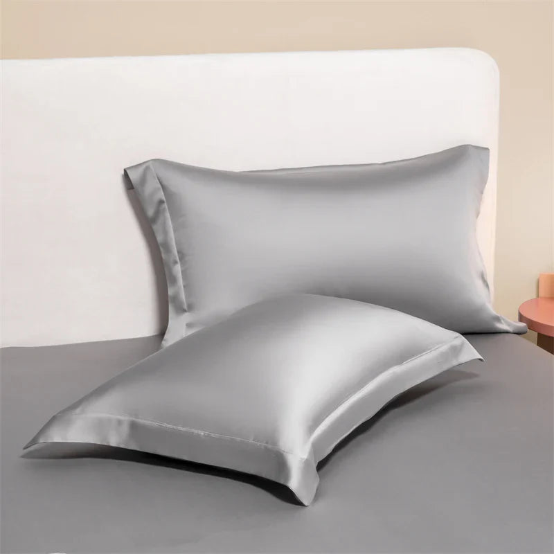 Afralia™ Egyptian Cotton Pillowcase Set - Solid Color Pillow Shams Covers
