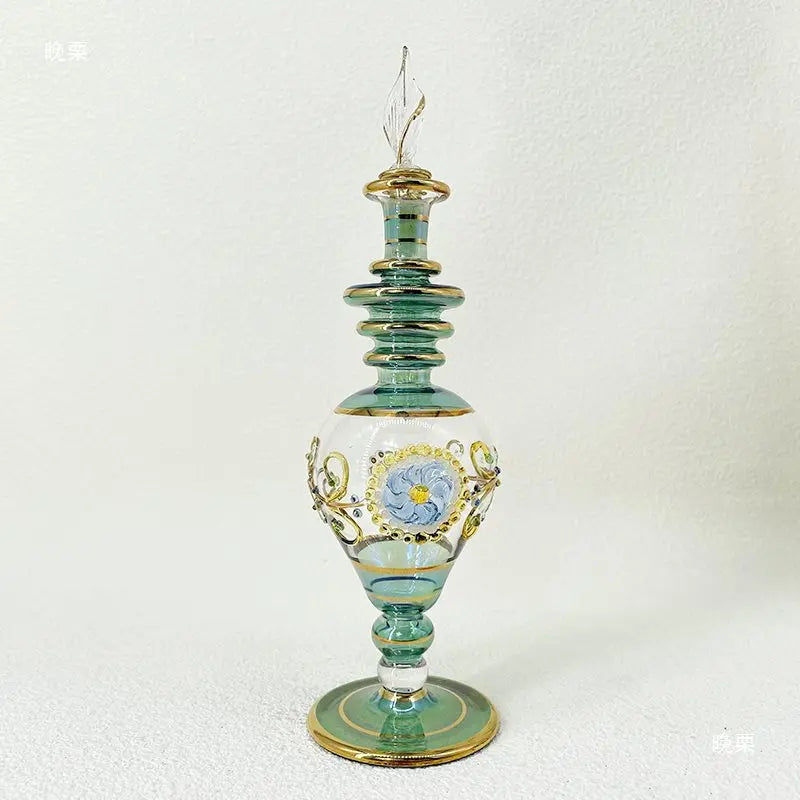 Afralia™ Glass Bottle Jewelry Ornaments, Colorful Souvenirs