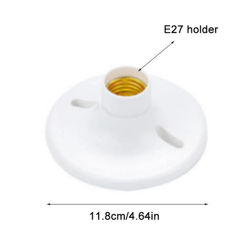 Afralia™ Plastic E27 Socket Outlet Box with Medium Base E26 Lamp Holder for Ceiling Lamp