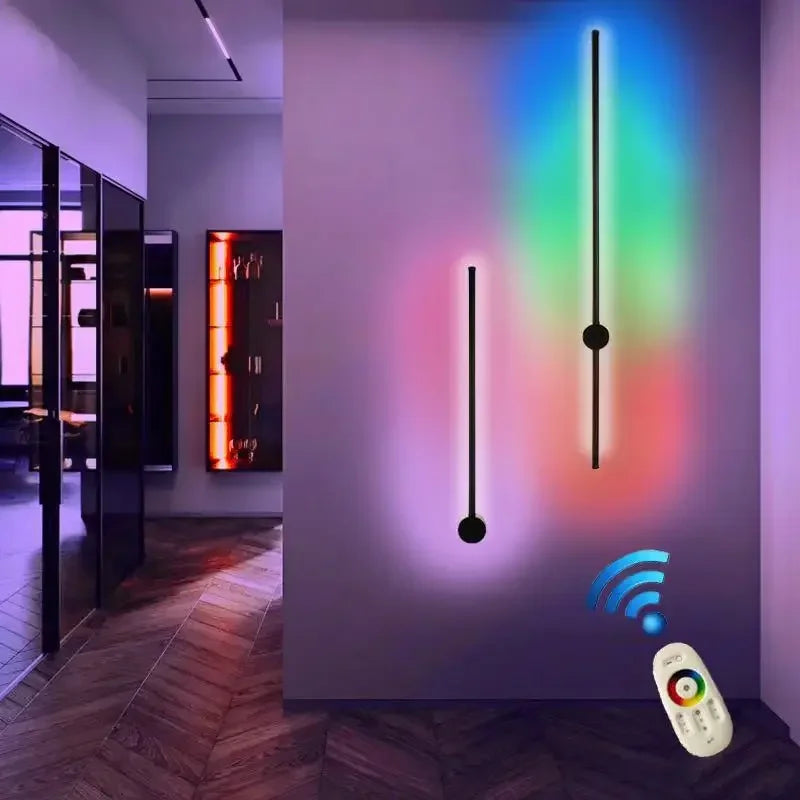 Afralia™ RGB Touch Wall Lamp LED Strip for Living Room and Bedroom
