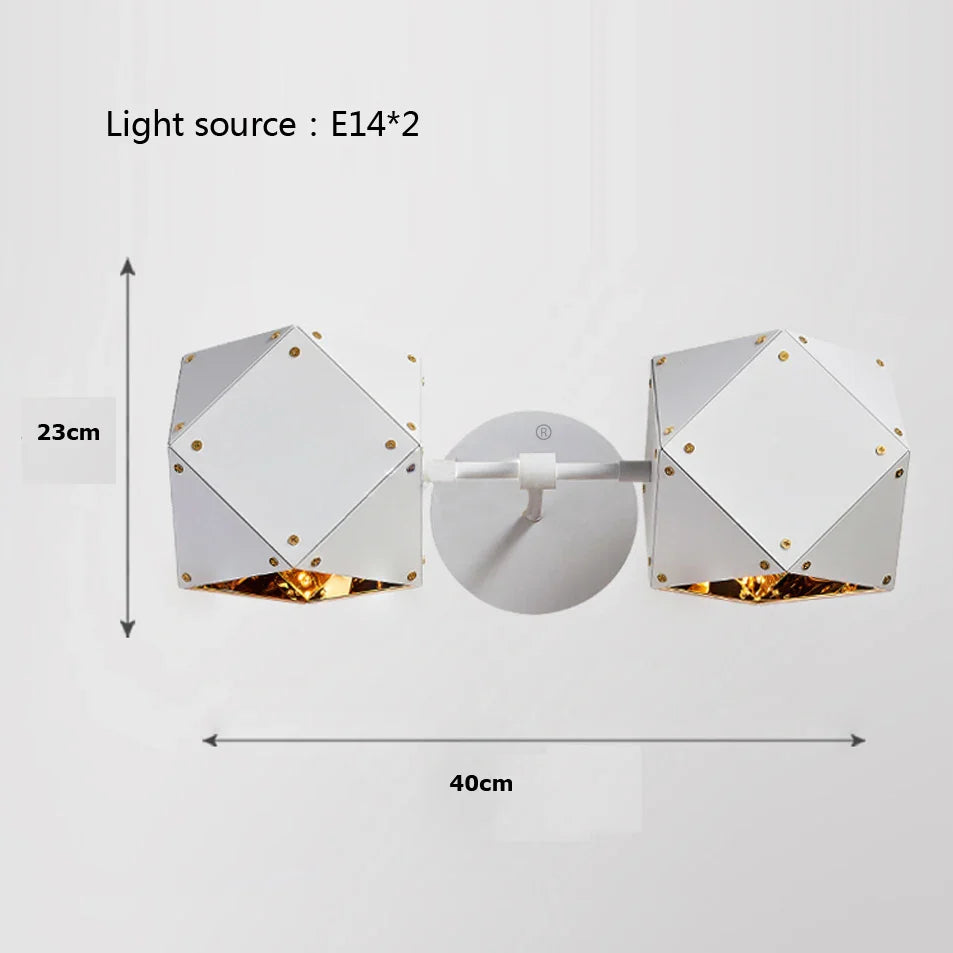 Afralia™ Cube LED Pendant Light: Art Deco Hanging Lamp for All-Match Style