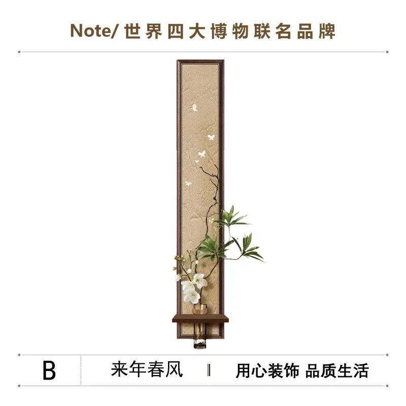 Afralia™ Sandstone Wall Landscape Home Decor: Medieval Style Living Room Painting & Water Plants Mural