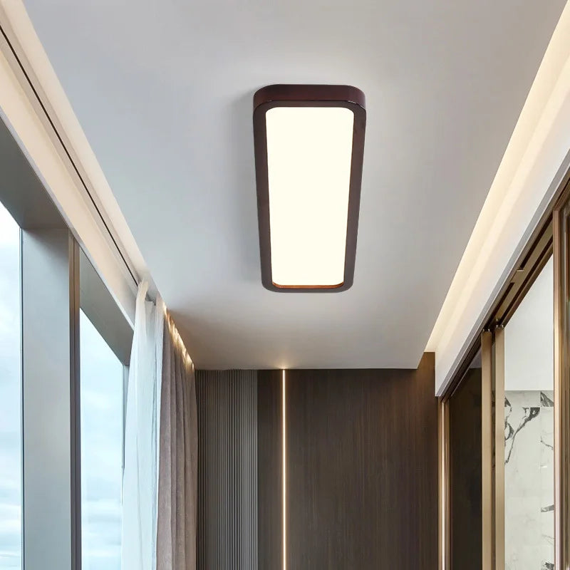 Afralia™ LED Ceiling Lights: Modern Nordic Kitchen Study Living Room Dimmable Remote Control