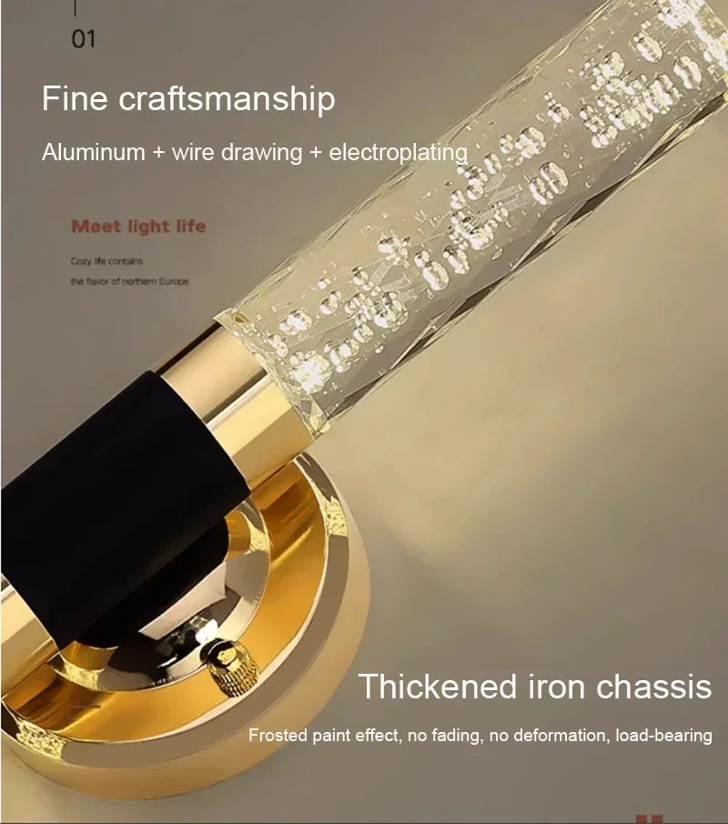 Afralia™ Gold Vanity Lights 2-Light Bathroom Sconces for Modern Mirrors