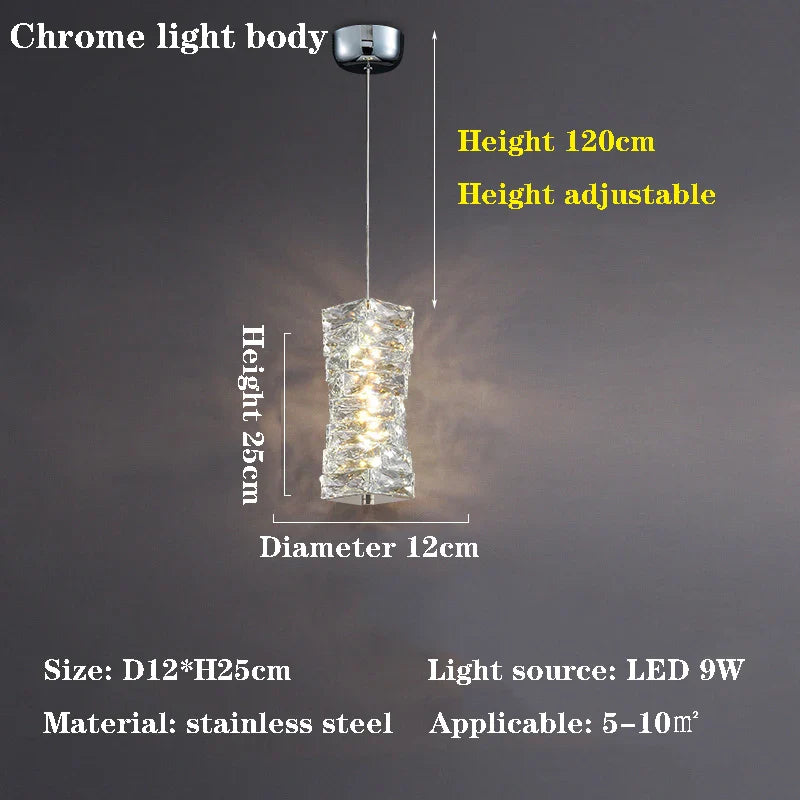 Afralia™ Crystal Ceiling Chandelier: Luxury Nordic LED Lighting Fixture for Restaurant, Bar, and Home