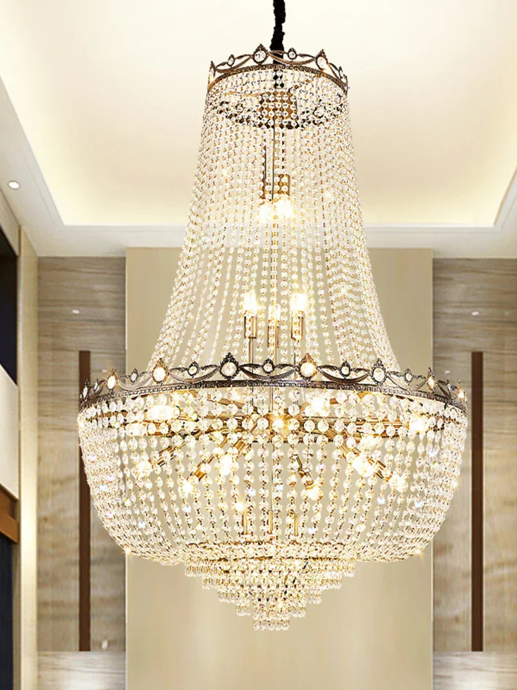 Afralia™ Crystal LED Chandelier for Living & Dining Room Luxury