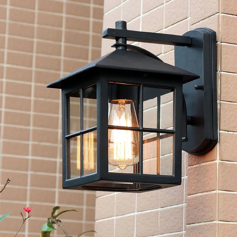 Afralia™ Outdoor Waterproof Wall Light for Villa Garden with Simple Design