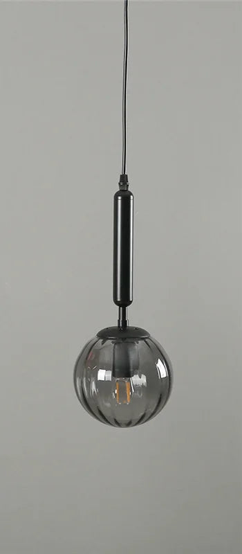 Afralia™ Wave Glass Ball LED Pendant Lamp for Modern Living Spaces