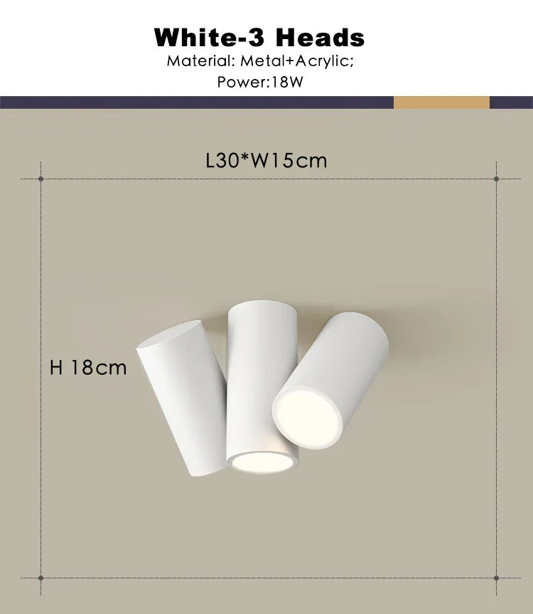 Afralia™ 22W Dimmable Square LED Ceiling Spot Light for Indoor Lighting