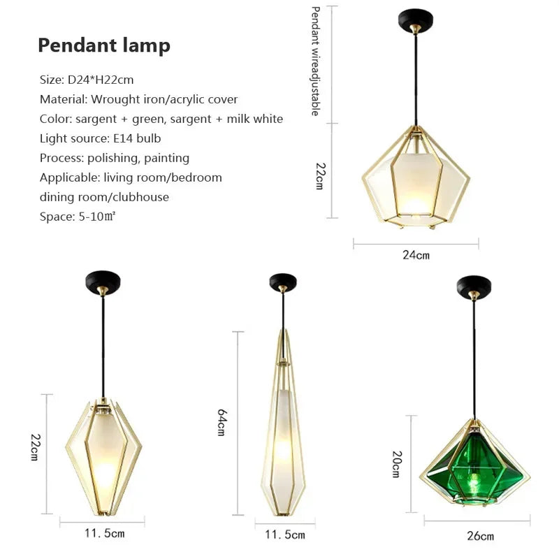 Afralia™ LED Glass Pendant Light for Home, Cafe, Bar | Modern Designer Art Lamps