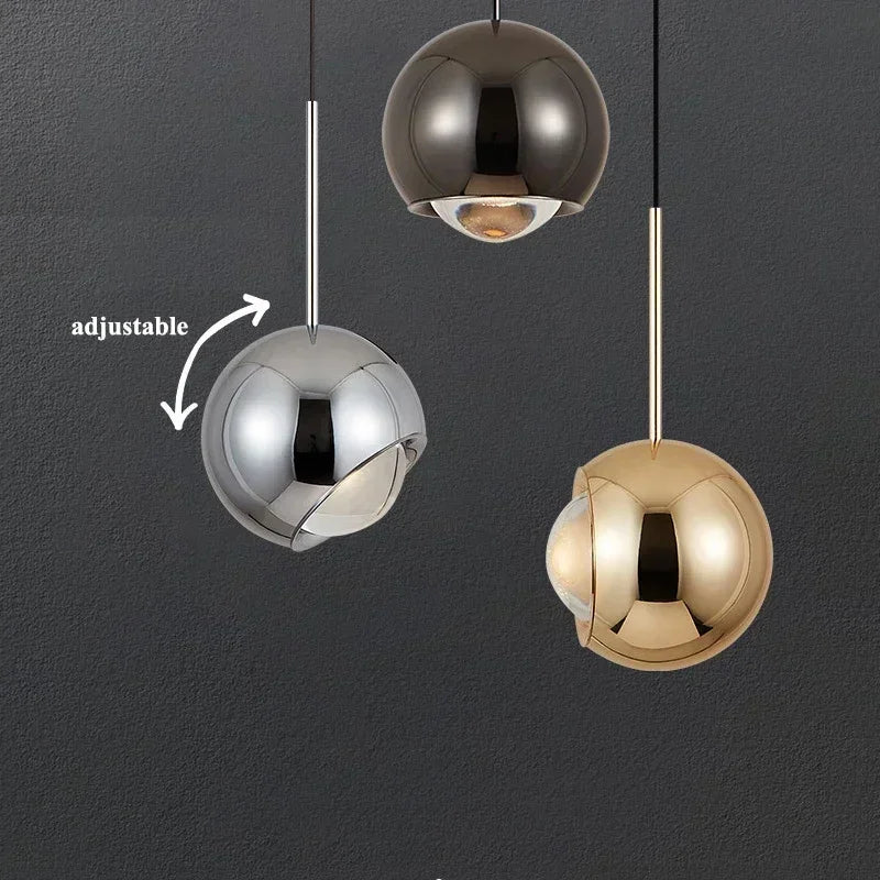 Afralia™ Adjustable Angle LED Pendant Light: Modern Stretchable Chandelier for Home Decor