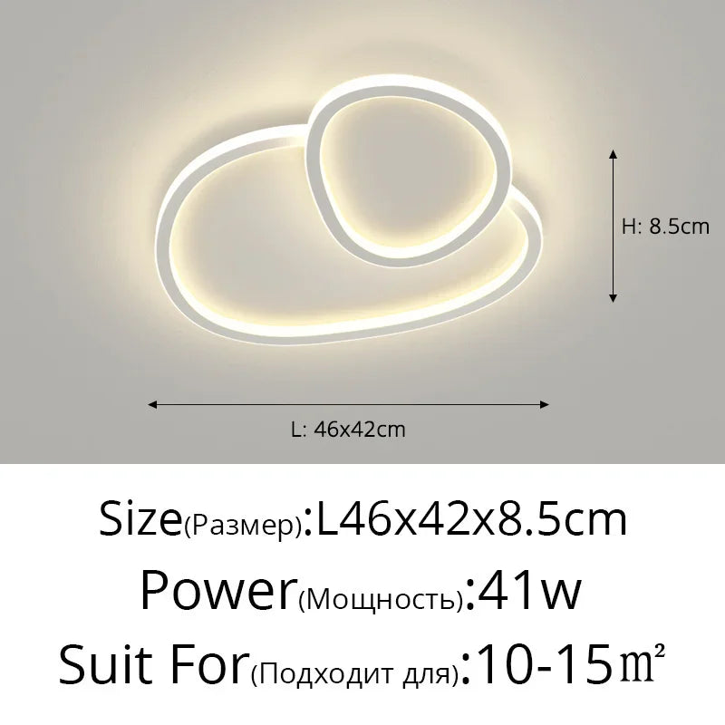 Afralia™ Modern Nordic Chandeliers for Master Bedroom and Living Room