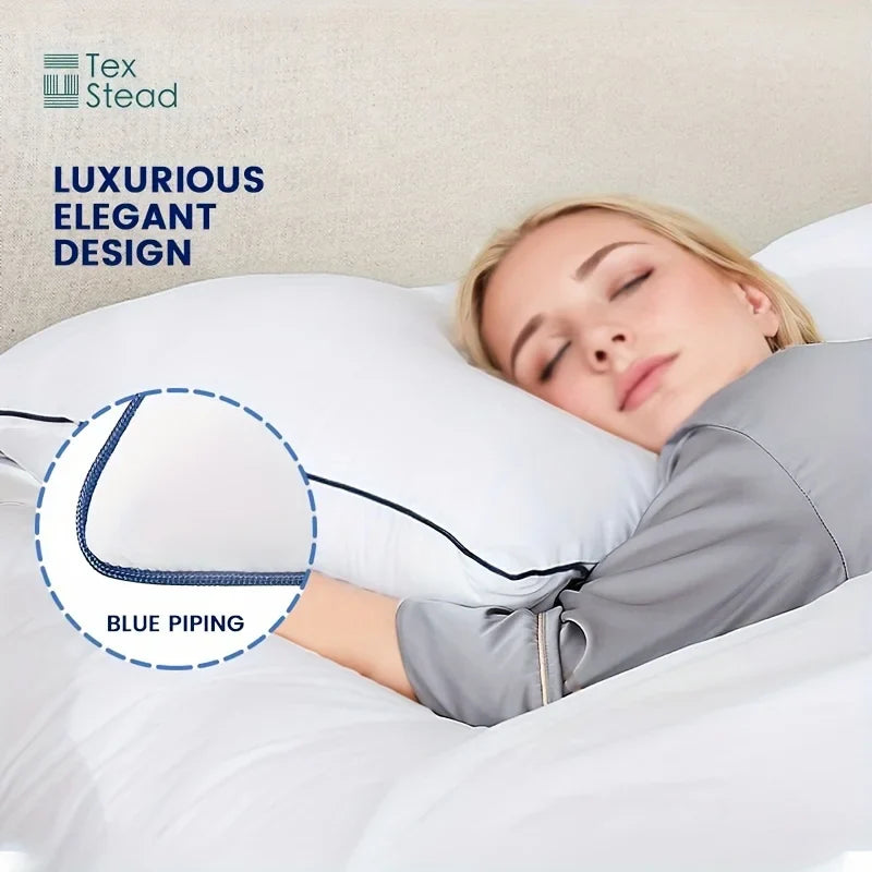 Afralia™ Soft Hotel Quality Bed Pillows for Stomach or Side Sleepers