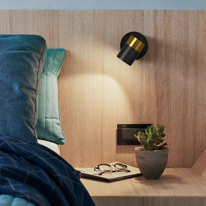 Afralia™ Modern LED Track Spotlight Ceiling Lights for Home Background Wall Living Room.