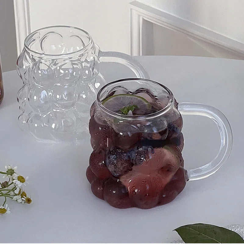 Afralia™ Glass Drinking Set: Coffee, Wine, Whiskey, Bubble Tea, Water, Espresso, Beer, Boba