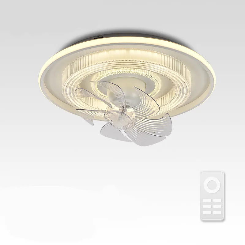 Afralia™ LED Ceiling Fan Light Dimmable Remote Control Bedroom Living Room