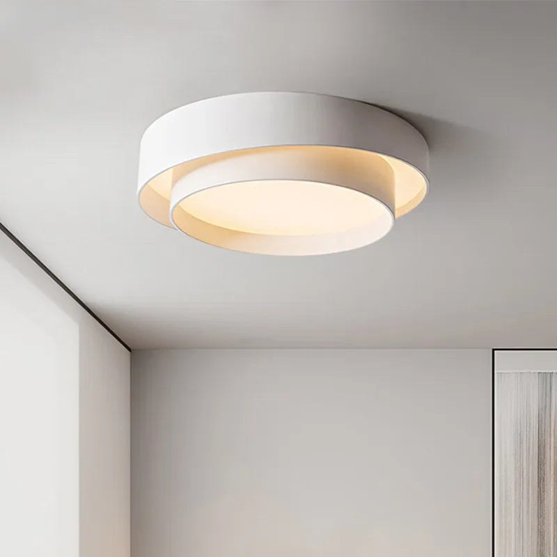 Afralia™ Nordic Round Ceiling Lamp for Living Room, Bedroom, Dining Room Decor