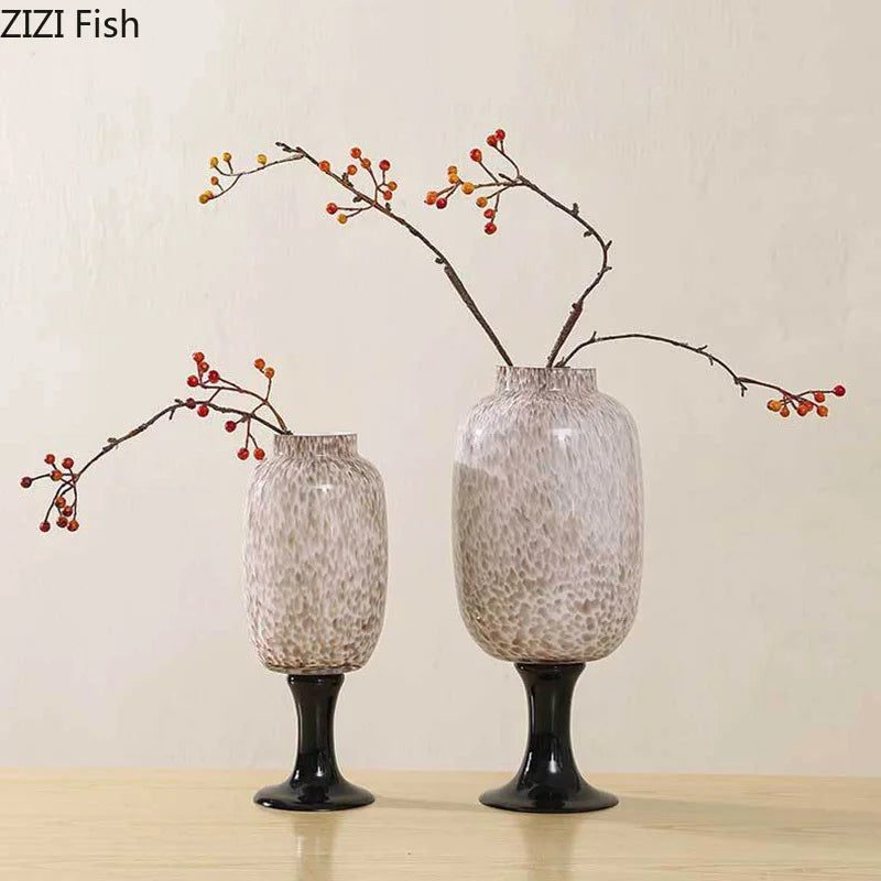 Afralia™ Color Dot Glass Vase: Creative Desk Decor & Flower Pot