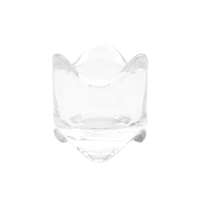 Afralia™ Glass Candlestick: Elegant Table Decoration for Romantic Ambiance