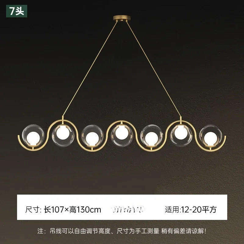 Afralia™ Modern Ceiling Hanging Chandeliers for Kitchen Island - Replaceable Pendant Lights