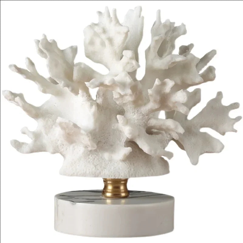 Afralia Coral Resin Ornaments: Artificial Coral Decor for Home Decor Accessories