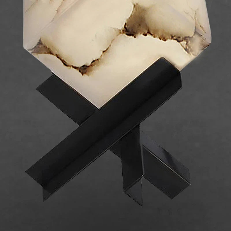 Afralia™ Cube Marble Table Lamp for Nordic Style Decoration