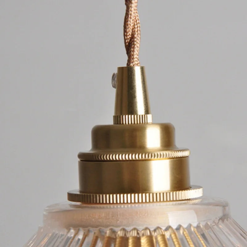 Afralia™ Nordic LED Glass Pendant Light Fixture with Adjustable Wire for Study & Dining Room