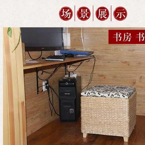 Afralia™ Storage Stool: Multifunctional Organizing Box & Footrest for Shoe Changing & Sofa Use