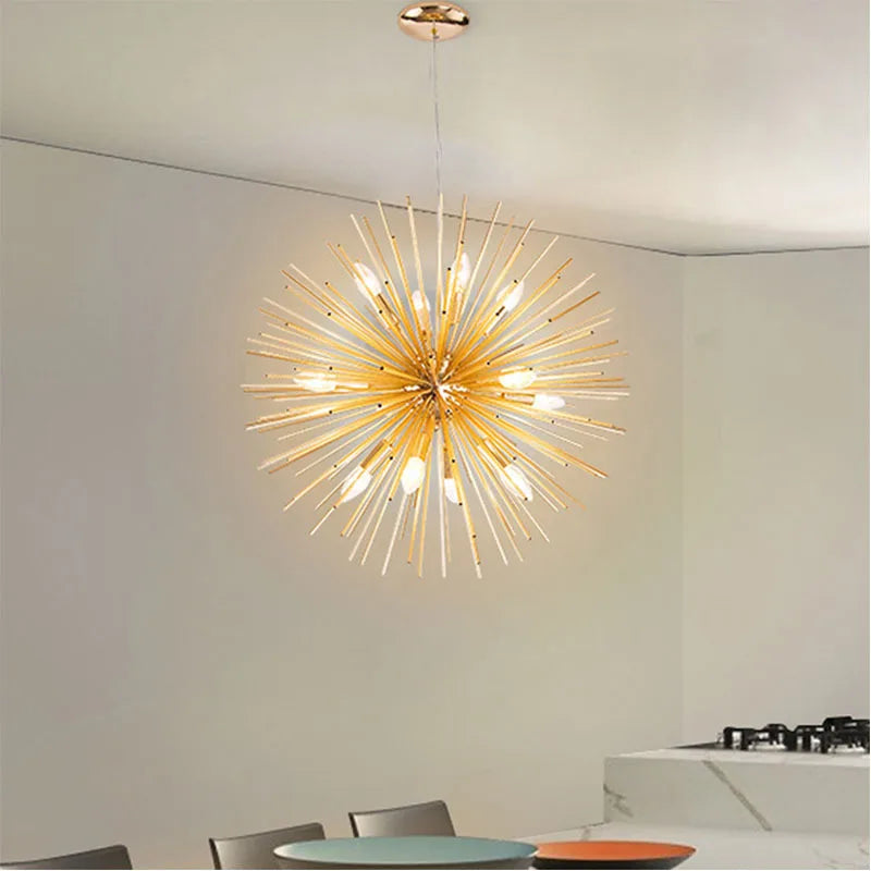 Afralia™ Golden Ball Pendant Lamp for Home and Office décor