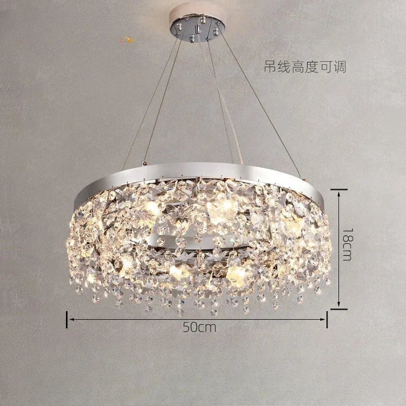 Afralia™ Crystal Kitchen Ceiling Lights: Luxury Diamond Ceiling Lamp for Home Decor