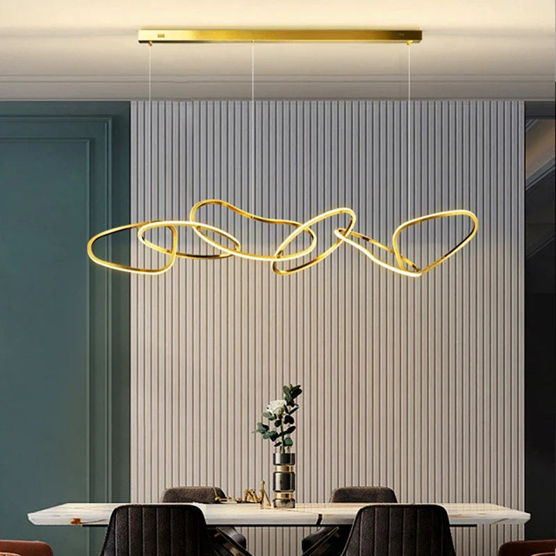 Afralia™ Modern Home Living Room Chandelier Pendant Ceiling Lamps Dining Indoor Lighting