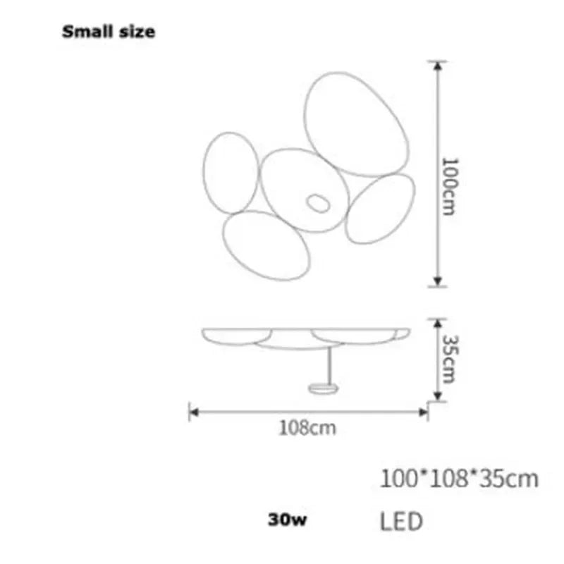 Afralia™ Nordic Beetle Acrylic Ceiling Chandelier - Dimmable Luxury Pendant Lights