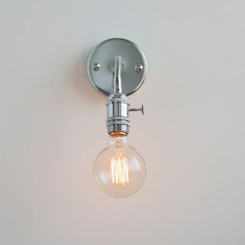 Afralia™ LED Wall Lamp Sconce with Pull Chain Switch and Flexible Arm