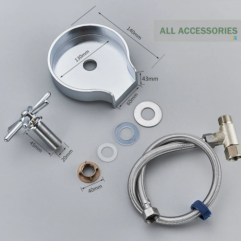 Afralia™ Glass Cup Washer: Automatic High Pressure Coffee Tea Cleaner Sink Tool