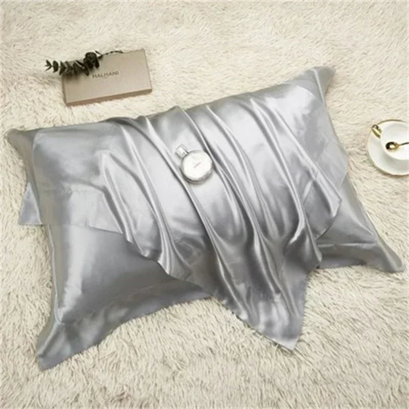 Afralia™ Silk Pillowcase: Luxurious Silky Soft Skin-Friendly Pillow Cover for Beauty Sleep
