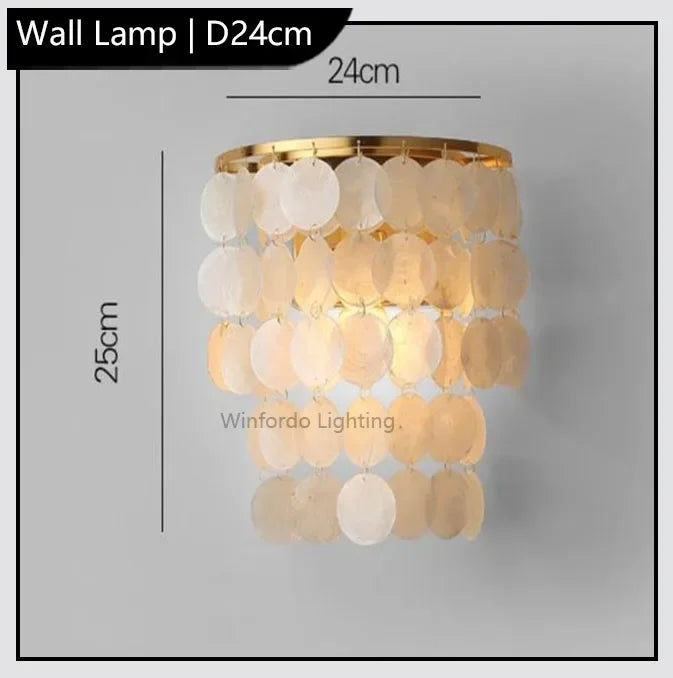 Afralia™ Modern White Acrylic Shell Pendant Light for Luxury Home Decor