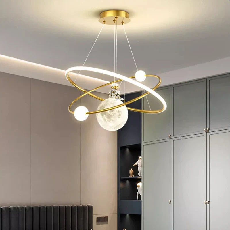 Afralia™ LED Pendant Chandelier for Bedroom and Living Room Lighting