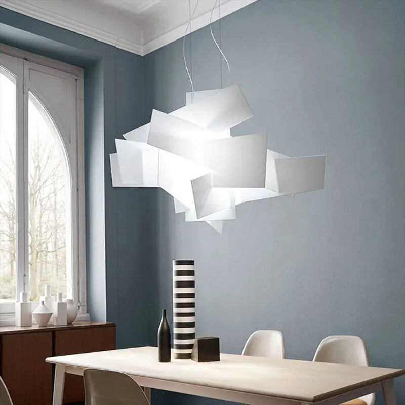 Afralia™ Acrylic Leaf Pendant Lamps: Modern Ceiling Hanging Light for Kitchen Island & Living Room