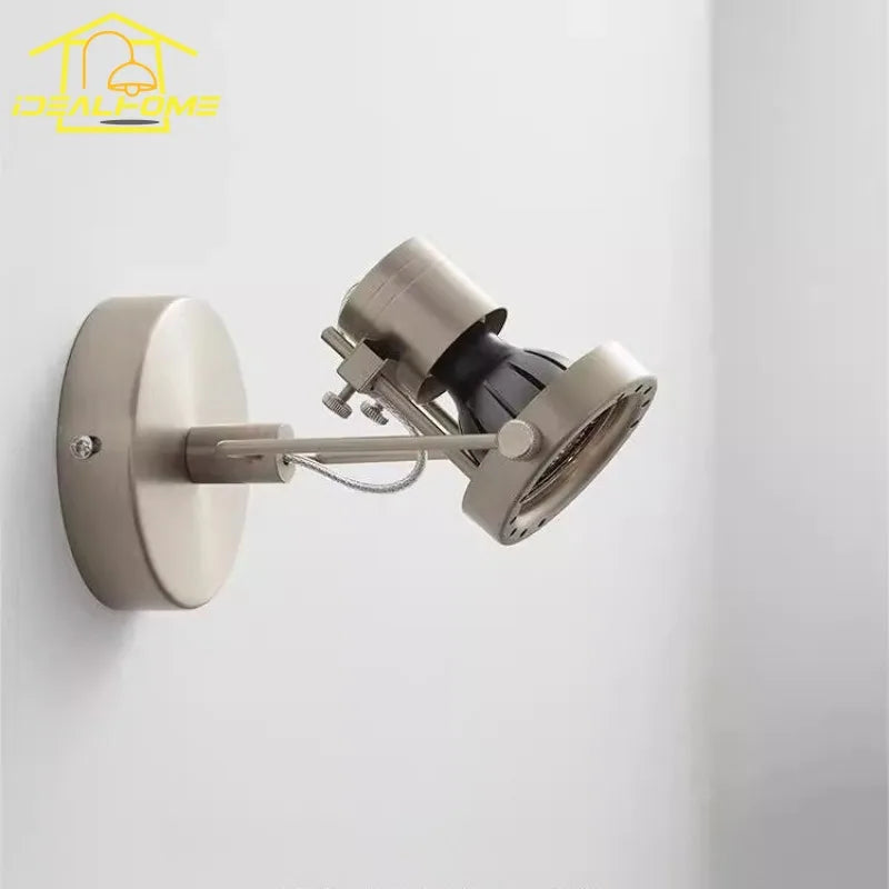 Afralia™ LED Industrial Bedroom Wall Lamp Black/Nickel Mounted Studio Cafe Background