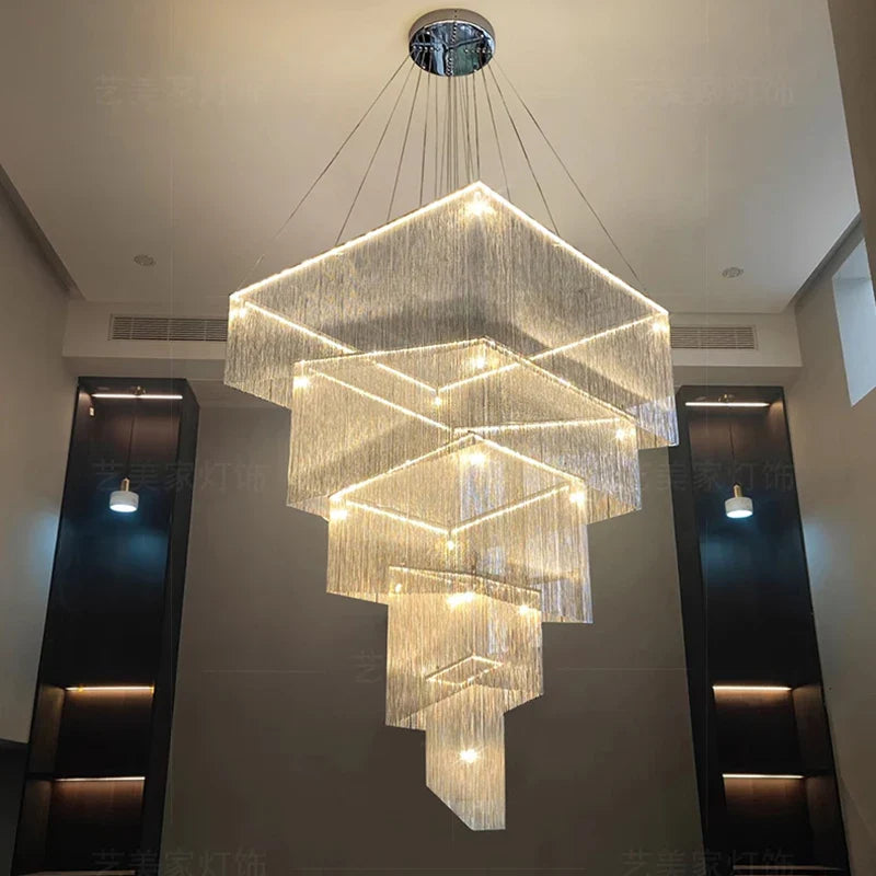 Afralia™ Modern LED Pendant Chandeliers for Living and Dining Room Lighting