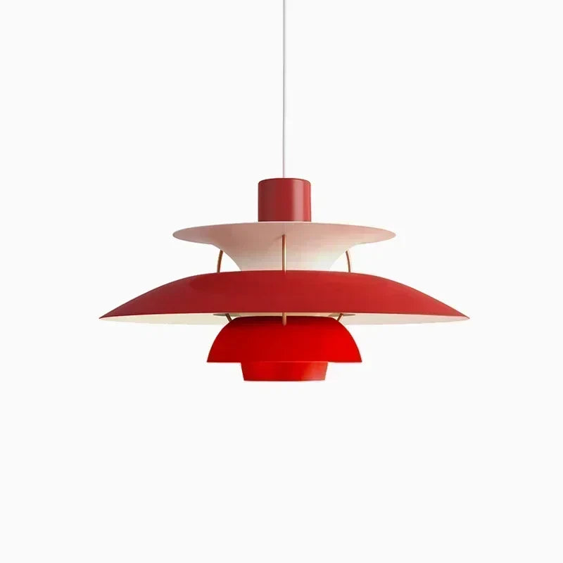 Afralia™ Colorful Umbrella LED Pendant Light for Living Room and Kitchen