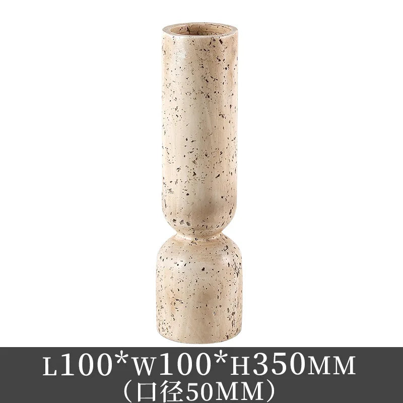 Afralia™ Marbled Fruit Dish Tray Candelabrum Holder Home Decor Accessory