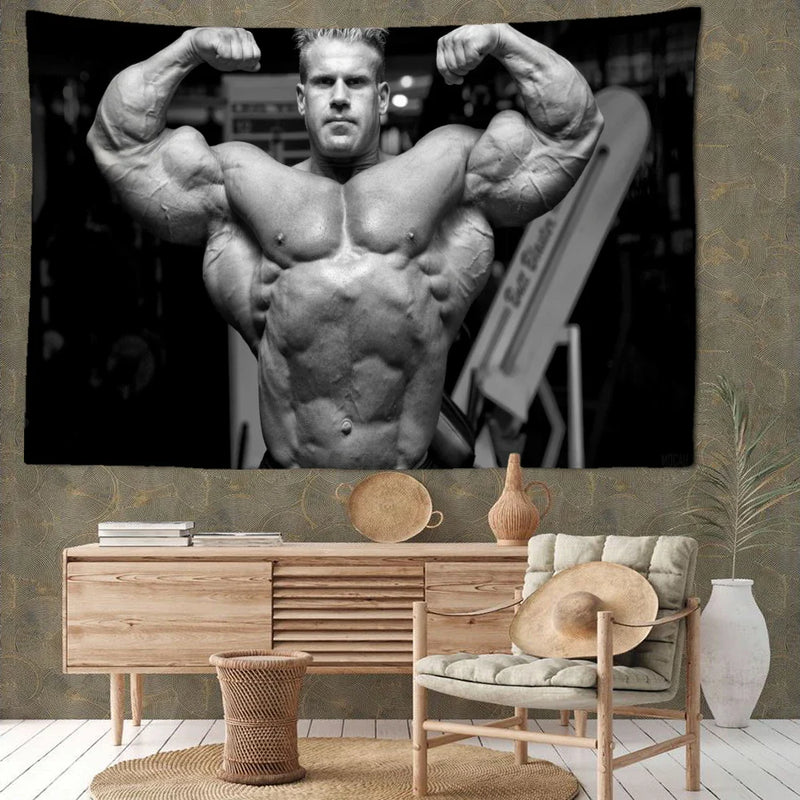 Afralia™ Muscle Men & Women Tapestry Wall Hanging: Psychedelic Witchcraft Art Decor