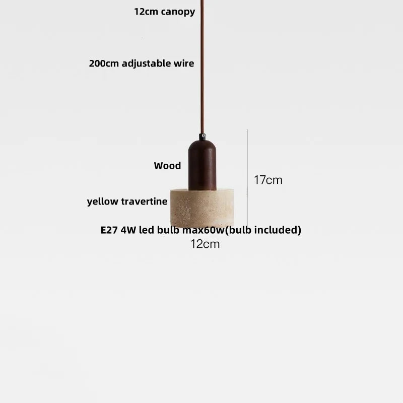 Afralia™ Copper Yellow LED Pendant Light Fixture for Dining Room and Kitchen