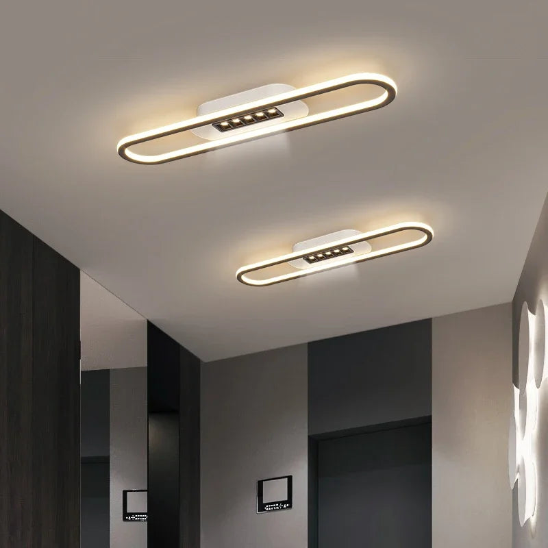 Afralia™ LED Corridor Chandeliers with Spotlights - Creative Entry Porch Lighting