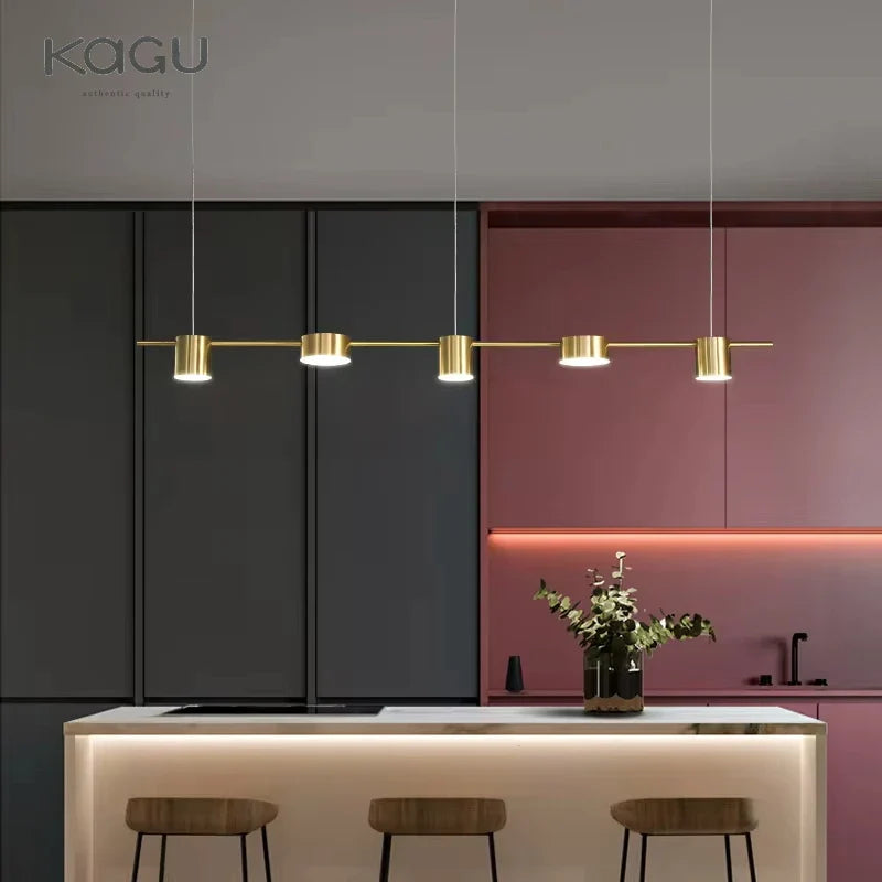 Afralia™ Dimmable LED Ceiling Chandelier for Living Room, Dining, Kitchen - Modern Hanging Light