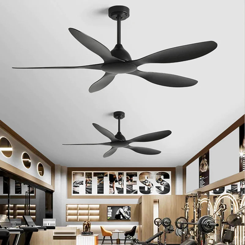 Afralia™ 56-Inch Ceiling Fan: Modern, Remote Control, Commercial, Office, Industry, Non-Lamp Electric Fan