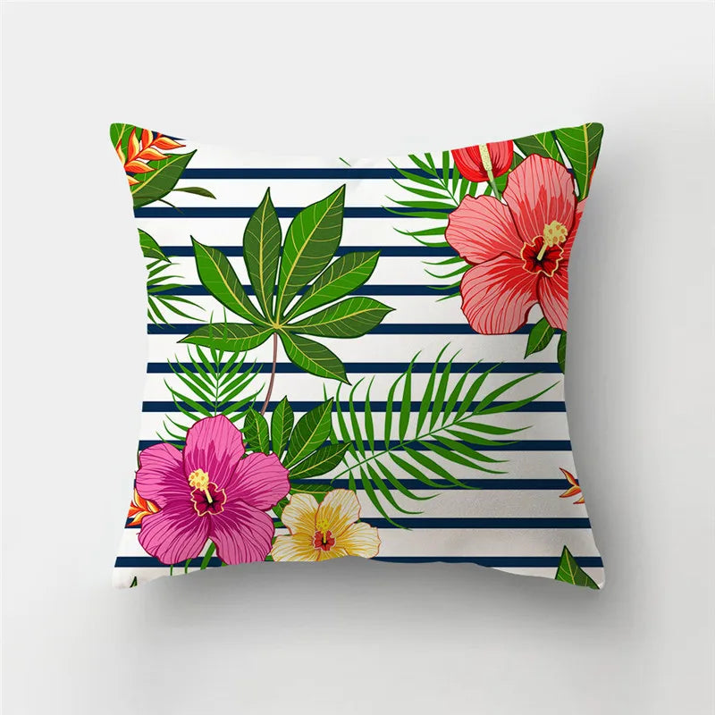 Afralia™ Love Heart Print Sofa Cushion Covers - Nordic Valentine's Day Wedding Decor Pillowcase