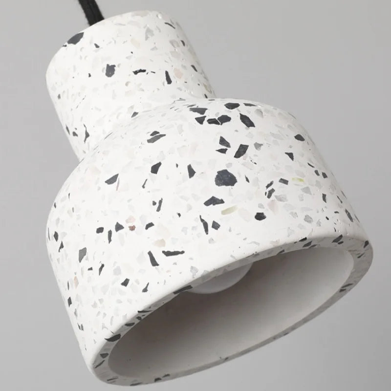 Afralia™ Terrazzo LED Pendant Lamp: Minimalist Nordic Design for Bedroom, Dining, Living Room