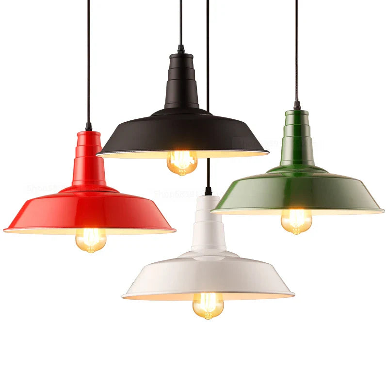 Afralia™ Retro Pendant Lights: Vintage Industrial Style for Home, Cafe & Office